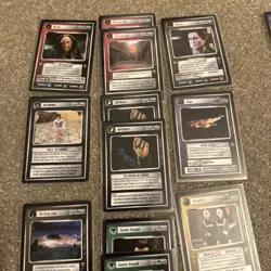 Star Trek CCG Cards x38 Dominion Set Decipher Rare Includes Defiant - Image 3