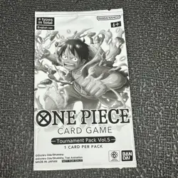 ONE PIECE Card Game Tournament Pack Vol. 5 Sealed English - Image 1