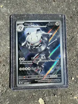 Steelix 150/132 Illustration Rare Mega Evolution Pokemon Card - Image 1