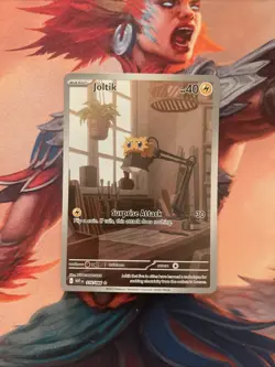 Pokemon TCG Joltik Illustration Rare Card 116/086 S&V White Flare - Image 1