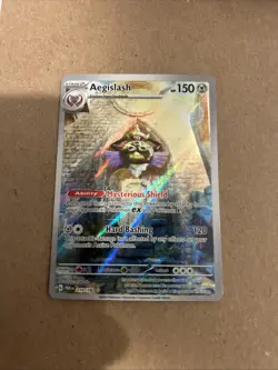 Aegislash 210/182 Illustration Rare Paradox Rift Pokemon Card - Image 1