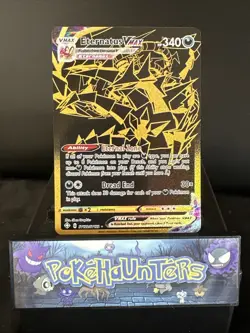 Pokemon Card Eternatus VMAX SV122/SV122 Shining Fates Gold Full Art NM - Image 1