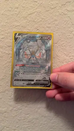 Pokemon TCG Crown Zenith Zacian v Alternative Art Card GG48/GG70 Mint Condition - Image 1