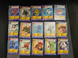 1999 Bandai Digimon TCG Cards Lot of 74 Cards - Image 2