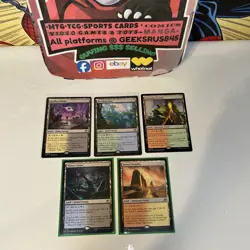 5 Edge of Eternity Shock Lands Lot Magic, The Gathering B/W,G/B,R/G,B/B,R/W - Image 1