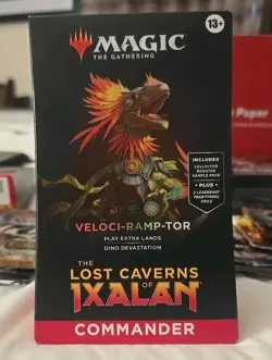 Magic The Gathering Lost Caverns of Ixalan Veloci-Ramp-Tor Commander Deck - Image 1