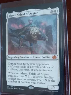 Myrel, Shield of Argive The Brothers' War Regular FREE SECURE BOXED SHIPPING - Image 1