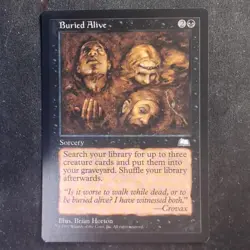 Buried Alive - Weatherlight (MTG) - Image 1