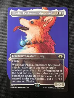 MTG Phelia Exuberant Shepherd Regular Borderless R 0364 Modern Horizons 3 MH3 NM - Image 1