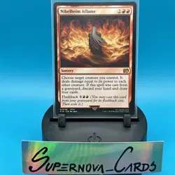 Nibelheim Aflame Final Fantasy Regular Magic MTG FIN 0146 FFVII NM pack fresh - Image 1