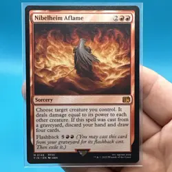 Nibelheim Aflame Final Fantasy Regular Magic MTG FIN 0146 FFVII NM pack fresh - Image 3