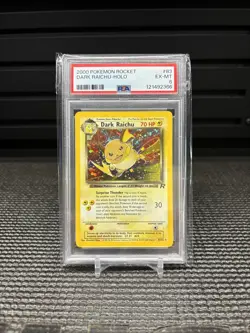 2000 Pokemon Rocket - Dark Raichu 83/82 Team Rocket Holo EX-MT PSA 6 - Image 1