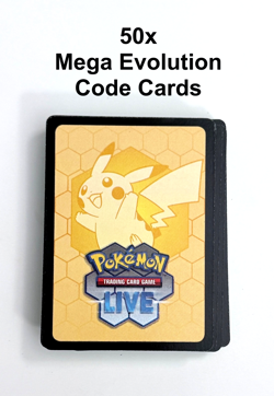 50x Pokemon TCG Online Live Mega Evolution Code Cards Codes NEW SENT FAST - Image 1