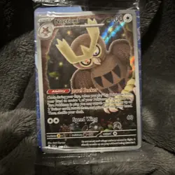 Pokemon TCG Noctowl 141 Sealed Black Star Promo - Image 1