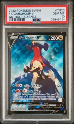 Pokemon PSA 10 Garchomp TG23/TG30 V Full Art Astral Radiance Trainer Gallery - Image 1