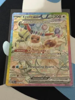 Pokemon TCG Eevee EX 167/131 Prismatic Evolutions SiR Special Illustration Rare - Image 2