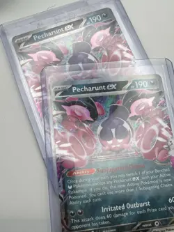 Pokemon TCG Pecharunt EX 039/064 Shrouded Fable Cosmos Holo Double Rare NM - Image 3