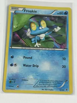 Froakie - 12/39 - Holo English Pokemon XY Kalos Starter Sets - Image 1