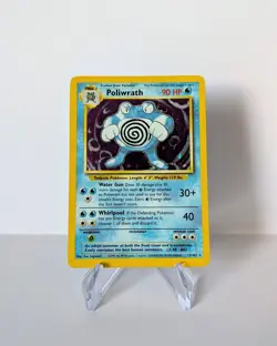 Poliwrath 13/102 - Base Set Holo Rare - Vintage Pokemon TCG - WOTC 1999 - MP - Image 1