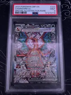 Pokemon TCG Charizard EX Sir Obsidian Flames 223/197 Full Art Secret Rare - Image 1