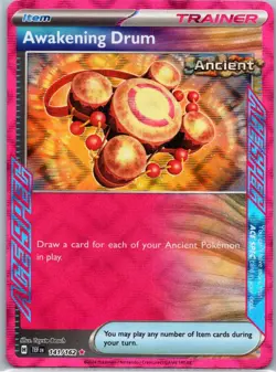 Pokemon TCG Awakening Drum 141/162 Temporal Forces Holo NM - Image 1