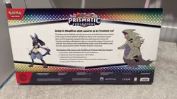 Pokemon TCG Prismatic Evolutions Lucario Ex & Tyranitar Ex Premium Collection - Image 4