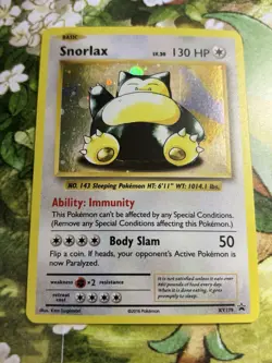 Pokemon TCG Evolutions Promos "Snorlax" XY179 Cosmos HOLO RARE NM - Image 1