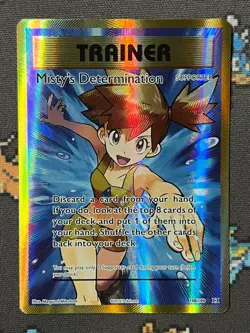 Misty's Determination 108/108 - XY Evolutions - Full Art Ultra Rare Pokemon - LP - Image 1