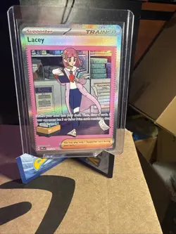 Lacey 175/131 Prismatic Evolutions Special Illustration Rare Trainer Pokemon NM - Image 1