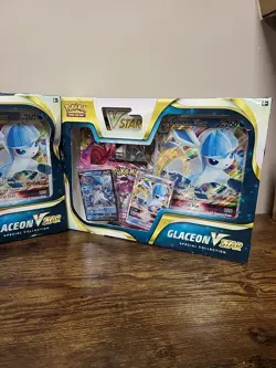 Pokemon TCG Leafeon Vstar Special Collection Box Factory - 2 pack -- T5 - Image 3