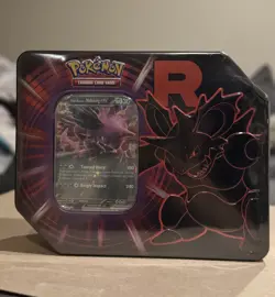 Pokemon Destined Rivals Team Rockets Nidoking EX Tin - FACTORY SEALED! - Image 1