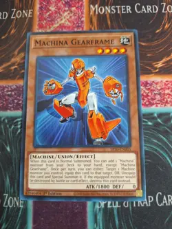 Yu-Gi-Oh! TCG Machina Gearframe SR10-EN005 Common 1st Edition Near Mint a1/ - Image 1
