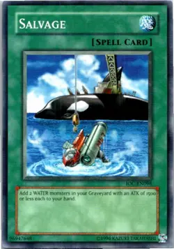 Salvage #IOC-EN096 Yugioh Lightly played Unlimited - Image 1