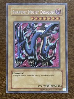 Serpent Night Dragon SRL-103 Spell Ruler Unlimited Secret Rare VLP - Image 1