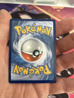 Holographic Blank Genuine Pokemon Card - Swirl Holo - Near Mint - Image 2