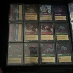 Lorcana Card Binder Full Over 500 Cards Bulk Lot With Sleeves All Rares Or Foil - Image 3