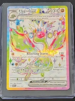 Flygon EX 222/191SV08: Surging Sparks Ultra Rare Holo Card Pokemon TCG NM - Image 1