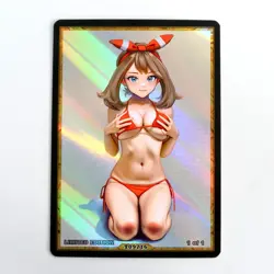 MAY Waifu Anime Card LIMITED 1/1 Custom TCG Holo Goddess Story ACG T09716 - Image 1