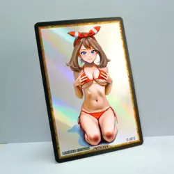 MAY Waifu Anime Card LIMITED 1/1 Custom TCG Holo Goddess Story ACG T09716 - Image 2