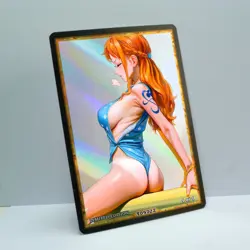 NAMI Waifu Anime Card LIMITED 1/1 Custom TCG Holo Goddess Story ACG T09722 - Image 2