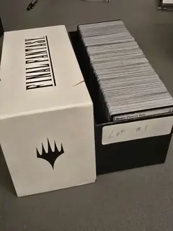 Lot (#1) of 450+ Magic the Gathering MtG TCG cards in Final Fantasy bundle box - Image 1