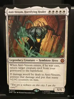 Anti-Venom, Horrifying Healer #1 NM/M MTG Spiderman Magic Card Mythic - Image 1