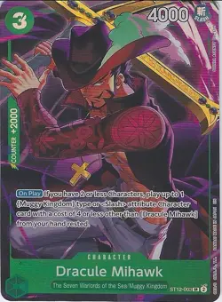 One Piece Card Game - Dracule Mihawk ST12-003 - Starter Deck - English Version - Image 1