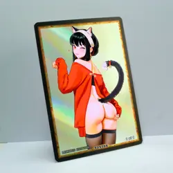 YOR FORGER Waifu Anime Card LIMITED 1/1 Custom TCG Holo T09748 - Image 2