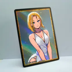 CAMMY WHITE Waifu Anime Card LIMITED 1/1 Custom TCG Holo T09665 - Image 2