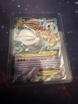 Pokemon Mega-Mewtwo-EX Holo Ultra Rare TCG Card 63/162 - Image 1