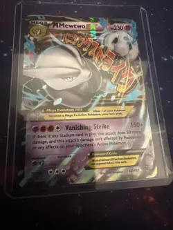 Pokemon Mega-Mewtwo-EX Holo Ultra Rare TCG Card 63/162 - Image 3