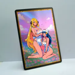 CYNTHIA Waifu Anime Card LIMITED 1/1 Custom TCG Holo Goddess Story ACG T09613 - Image 2