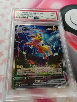 Jolteon VMAX SWSH184 Promo Premium Collection 2021 PSA 9 Graded Pokemon Card - Image 2