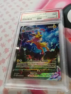 Jolteon VMAX SWSH184 Promo Premium Collection 2021 PSA 9 Graded Pokemon Card - Image 3